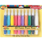 Scribbles 3D Fabric Paint Pens 10/PKG-ASSORTED DFPS10. Fixed Price $28.10.