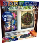 Zorbitz Joy Of Coloring Stained Glass Window Art Clings Diy Kit Mandala Geometri. Fixed Price $24.47.
