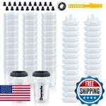 Disposable Paint Cups OUNCE(165ML), Mini Mixing With Lid And 50 Pac. Fixed Price $79.63.