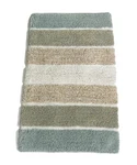 Chardin Home Cordural Stripe Bath Mat, 17 1'5" X 2' (rectangular), Gray/beige. Fixed Price $22.70.