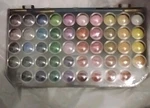 Masllutn 48-COLOR Watercolor Paint Set With 3 Brushes Washable & Non-toxic. Fixed Price $12.00.