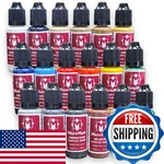 Micro-mark Acrylic Paint Set For Railroad Models 18 Colors 0.68 Fl. Oz Bottles. Fixed Price $55.92.