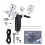 Master G77 Pistol Trigger Gravity Feed Airbrush, 2 Tips, Spray Gun Fan, 3 Cups. Fixed Price $69.99.