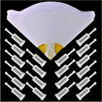 20PCS Disposable Hvlp Gravity Spray Gun Filters Fine Mesh & 190 Mi.... Fixed Price $22.27.