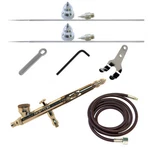 RG-3AS Paasche Double Action Gravity Feed Airbrush W/ All Spray Heads. Fixed Price $118.19.