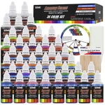 U.s. Art Supply 36 Color 1OZ Deluxe Airbrush Acrylic Paint Set. Fixed Price $89.99.