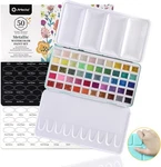 Artecho Metallic Watercolor Paints, 50 Count (pack Of 1), Colors. Fixed Price $26.78.