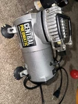 Central Pneumatic Oilless Airbrush Compressor With Multi-piece Body. Fixed Price $28.00.