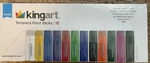 New Kingart Studio Tempera Paint Sticks, Set Of 12, Package. Fixed Price $12.00.