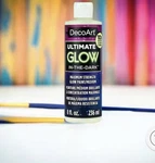 Decoart Ultimate Glow-in-the-dark PAINT-8OZ. Fixed Price $9.99.