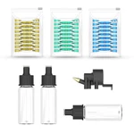 Airbrush Nozzles And Bottles Kit - 150PC Disposable Needles (0.2, 0.3, 0.5MM).... Fixed Price $62.12.