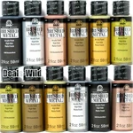 1 Brushed Metal Acrylic Paint High Hide Matte In/outdoor 2OZ. Fixed Price $10.95.