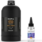 Nicpro Jet Color Acrylic Pour Fl (pack Of 1), 33.8OZ-BLACK. Fixed Price $31.52.