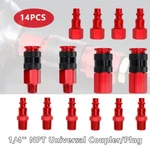14PCS Tool Fitting COUPLER&PLUG1/4"NPT Quick Connect For Compressor Airbrush. Fixed Price $17.97.
