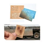 Acxico 1SET Diy Decoration Weathering Airbrush Stencils Tools For 1/35 1/48 1.... Fixed Price $17.22.