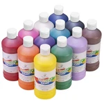 Positive Art Washable Paint For Kids, 12 Colors, 16 Oz Bottles, Non-toxic Tem.... Fixed Price $67.05.