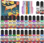 Epoxy Resin Pigment - 24 Colors Liquid Translucent Dye, Highly Concentrated For. Fixed Price $28.78.