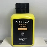 Arteza Acrylic Color Premium Paint - A100 Lemon Yellow 33.8 Fl Oz 1000ML. Fixed Price $28.99.
