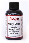 Angelus Brand Acrylic Leather Paint Waterproof Navy Blue - 4.OZ. Fixed Price $14.50.