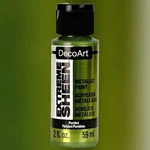 Decoart Extreme Sheen Metallic Paint 2OZ - Peridot. Fixed Price $7.15.