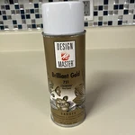 Design Master Colortool Spray Paint Brilliant Gold 12 Oz (340 G). Fixed Price $8.00.