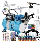Master Abd KIT-SP7B-20 Professional Airbrushing System Kit-open Box. Fixed Price $95.99.
