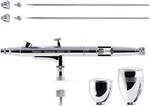 Gaahleri Airbrush Kit, Gun Dual-action Gravity 1/2 & 1/4 Oz Fluid Cup,. Fixed Price $47.48.