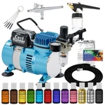 Airbrush Cake Decorating Compressor Kit, 12 Chefmaster Food Colors Set. Fixed Price $143.99.