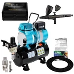 Cool Runner Ii Compressor With Tank Kit, Master Elite Plus Airbrush Set. Fixed Price $239.99.