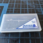 Master SB88 Pro Set Dual-action Side Feed Airbrush Needle, Shown Open Box. Fixed Price $24.00.