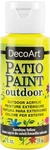 Decoart Patio Paint 2OZ-SUNSHINE Yellow DCP-6. Fixed Price $10.58.