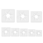 Snow Stencil, 8 Pcs Different Size Stencils, Template Larg.... Fixed Price $10.58.