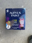 Tbc The Best Crafts 12 Tubes Of 4 Oz Premium Acrylic Paint Set New Sealed Box. Fixed Price $24.00.