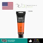 Liquitex Basics Acrylic Paint, 118ML (4-OZ) Tube, Fluorescent Orange. Fixed Price $14.99.