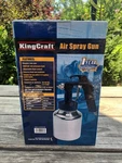 New King Craft Air Spray Gun 1QT Bleeder Type 1.5-4 Cfm Required Easy Clean. Fixed Price $20.00.