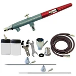 Paasche Millennium MIL-3AS Double Action Airbrush Set With Size 1, And 5 Heads. Fixed Price $104.95.