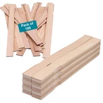 PAINT12-100 12" Wooden Paddle Stirrer Sticks Length (pack Of 100). Fixed Price $28.02.