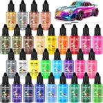 Airbrush Paint Set - 30 Colors Ready To Spray Kit With 2 Cleaning. Fixed Price $41.71.