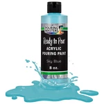 Pouring Masters Sky Blue 8-OUNCE Bottle Of Water-based Acrylic Paint. Fixed Price $9.99.