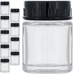 Master Airbrush (pack Of 10) TB-001 Empty 3/4 Ounce (22CC) Glass Jar Bottles Wit. Fixed Price $26.19.