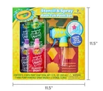 Crayola, Stencil And Spray Bathtub Paint Set, 7 Pieces, Child Age 3+. Fixed Price $22.00.