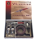 VLS-3AS Paasche Double Action Siphon Feed Airbrush Set With All Three Heads. Fixed Price $105.01.
