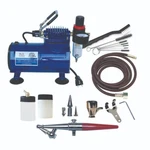 H-100D Paasche Airbrush System W/H-3AS Set, D500SR Compressor & Cleaning Kit. Fixed Price $220.10.