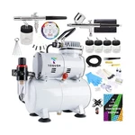 Togush Compressor Kit With 2 Airbrushes Cleaning Double Ac.... Fixed Price $153.79.