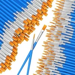Brushes Set For Acrylic Painting, 50 Pcs Flat And 100-MIX, Blue. Fixed Price $19.04.