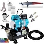 Paasche Vl Set Airbrush System Kit Compressor Tank T-shirt Hobby Cake Tattoo. Fixed Price $241.99.
