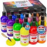 Smallbudi 18 Colors Large Washable Paint Set For Kid (8.45OZ,250 Ml), Bulk. Fixed Price $60.12.