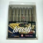 Sakura Pens Pack Assorted Colored Brush Tip Calligraphy Waterproof #38602. Fixed Price $15.90.