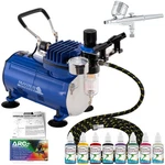 Airbrush Face Paint Kit 8 Custom Body Art Colors Compressor Tattoo Stencil. Fixed Price $119.99.