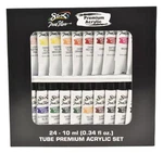 Sax Premium Acrylic Paint, Assorted Colors, 0.34 Ounce Tubes, Set Of 24. Fixed Price $33.73.